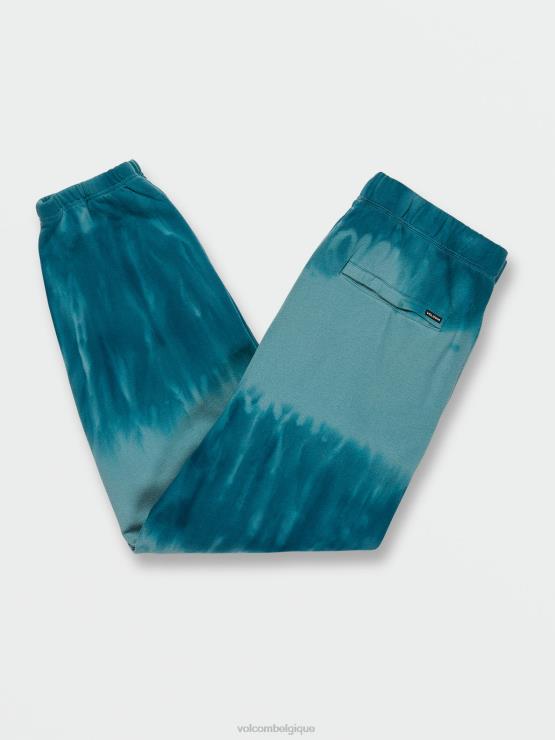 unisexe Volcom bleu côtier pantalon emblématique en polaire stone plus à taille élastique ZJ48F758