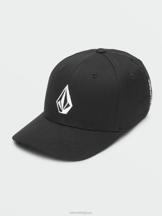unisexe Volcom noir chapeau flexfit pleine pierre ZJ48F767