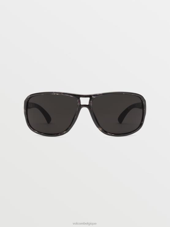 unisexe Volcom anthracite brillant écaille/gris attiser les lunettes de soleil ZJ48F480