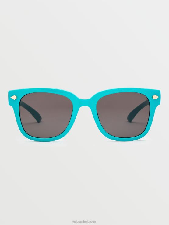 unisexe Volcom aqua brillant/gris lunettes de soleil freestyle ZJ48F572