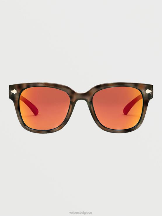 unisexe Volcom brillant tort/chaleur miroir lunettes de soleil freestyle ZJ48F571