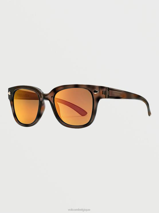 unisexe Volcom brillant tort/chaleur miroir lunettes de soleil freestyle ZJ48F571