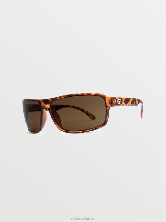 unisexe Volcom écaille mat/bronze lunettes de soleil corpo class ZJ48F463