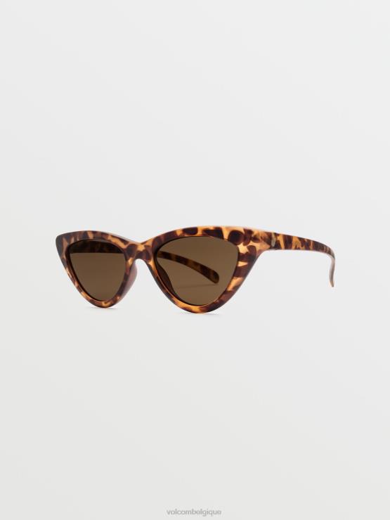 unisexe Volcom écaille mat/bronze lunettes de soleil couteau ZJ48F551