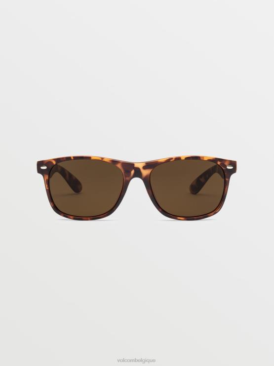 unisexe Volcom écaille mat/bronze lunettes de soleil fourty6 ZJ48F481
