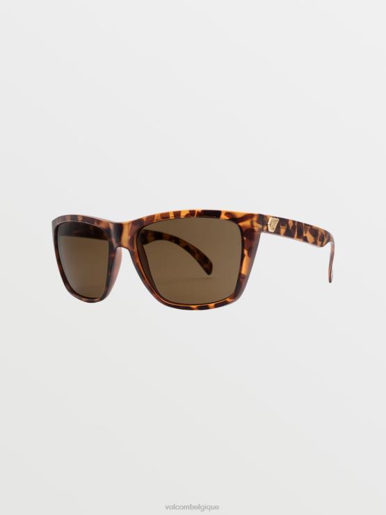 unisexe Volcom écaille mat/bronze lunettes de soleil plasma ZJ48F562