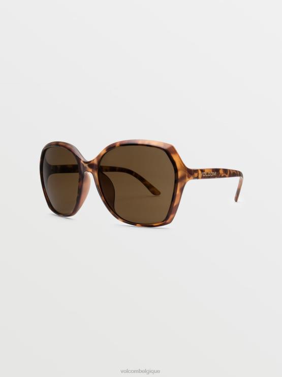 unisexe Volcom écaille mat/bronze lunettes de soleil psychiques ZJ48F556