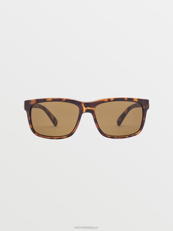 unisexe Volcom écaille mat/bronze perruque lunettes de soleil ZJ48F563