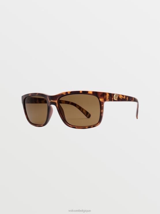 unisexe Volcom écaille mat/bronze perruque lunettes de soleil ZJ48F563