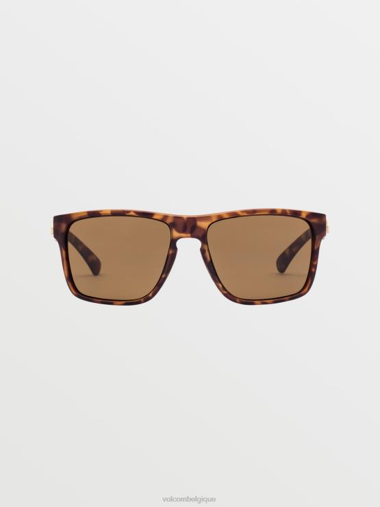 unisexe Volcom écaille mat/bronze truc lunettes de soleil ZJ48F558
