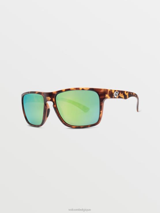unisexe Volcom écaille mat/vert polaire truc lunettes de soleil ZJ48F500