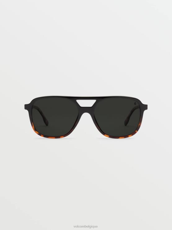 unisexe Volcom darkside brillant/gris polaire nouvelles futures lunettes de soleil ZJ48F514