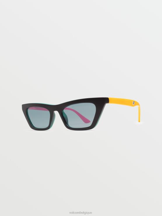 unisexe Volcom ent/sarcelle lunettes de soleil punk de la paix ZJ48F460