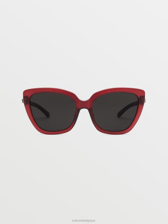 unisexe Volcom grenade trans mat/gris lunettes de soleil milli ZJ48F541