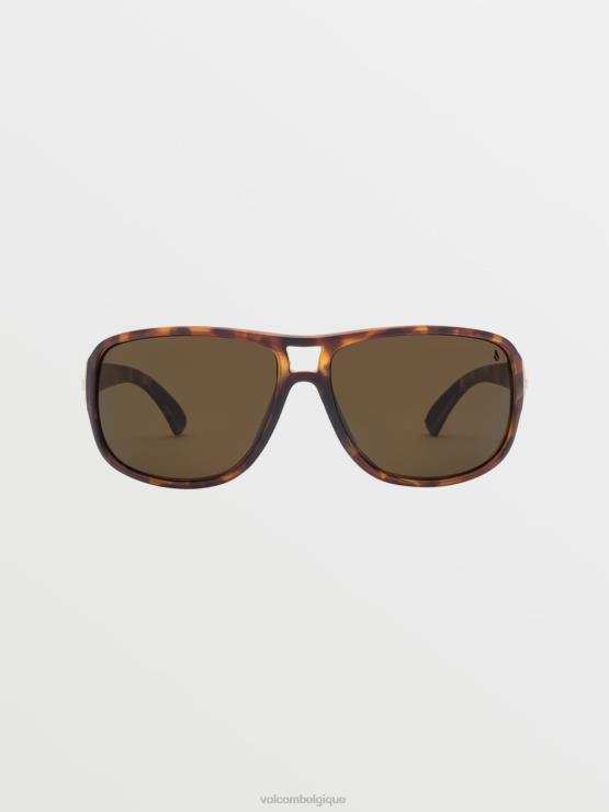 unisexe Volcom mat écaille/bronze polaire attiser les lunettes de soleil ZJ48F564