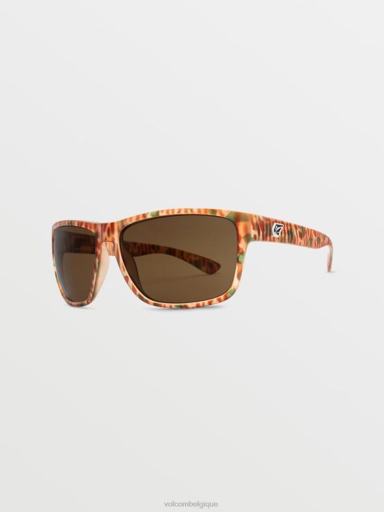 unisexe Volcom mat géo/bronze lunettes de soleil balivernes ZJ48F539