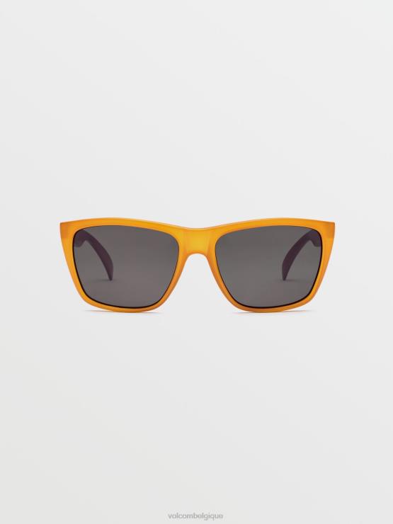 unisexe Volcom miel mat/polaire gris lunettes de soleil plasma ZJ48F490