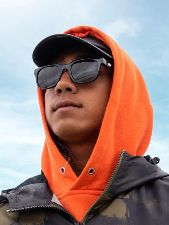 unisexe Volcom noir brillant/gris lunettes de soleil morph ZJ48F550