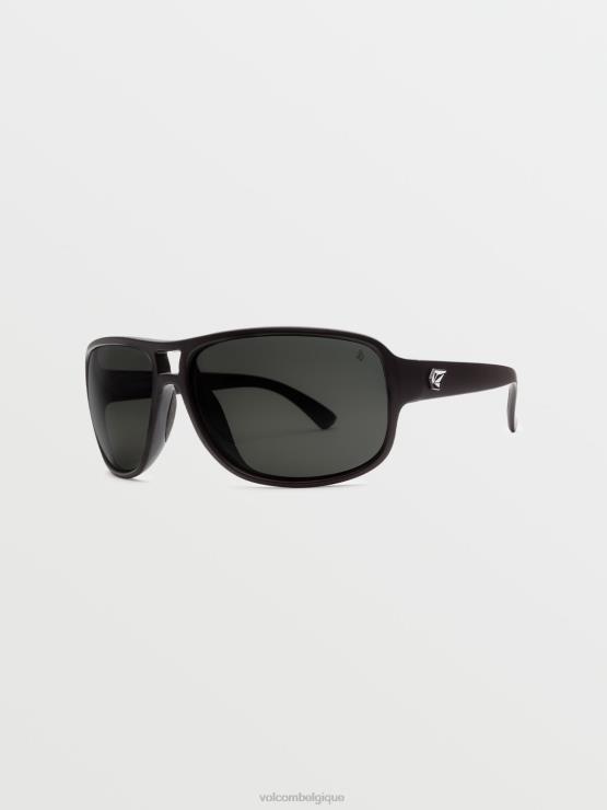 unisexe Volcom noir mat/polaire gris attiser les lunettes de soleil ZJ48F565