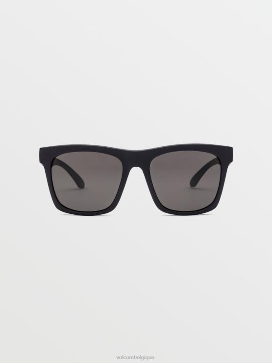 noir mat/polaire gris