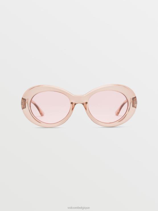 unisexe Volcom plume de caille brillante/rose lunettes de soleil lapidées ZJ48F521
