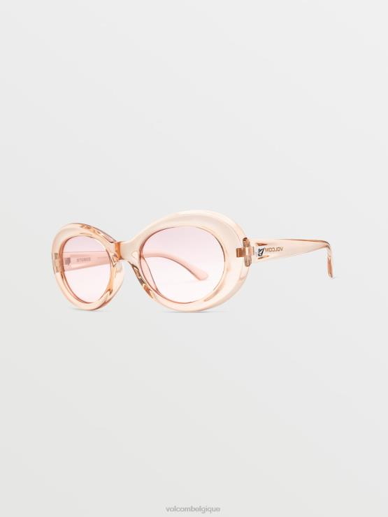 unisexe Volcom plume de caille brillante/rose lunettes de soleil lapidées ZJ48F521