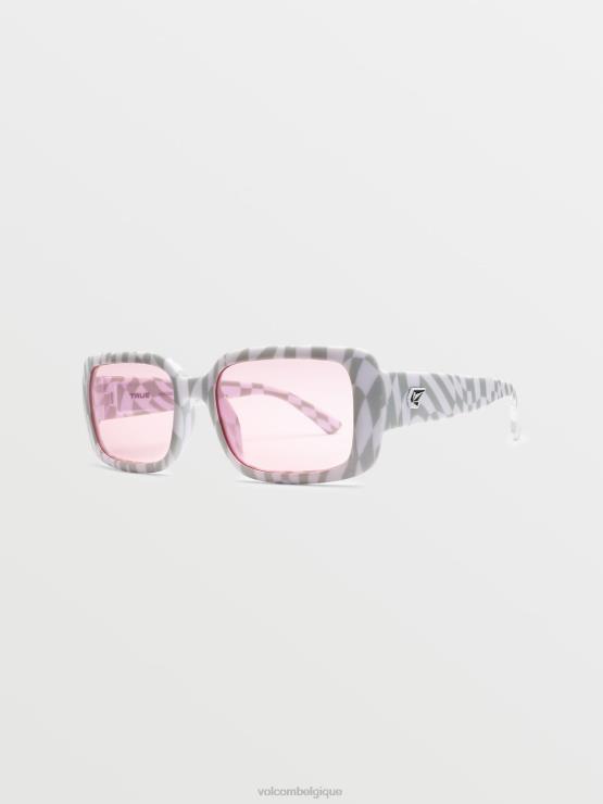 unisexe Volcom vérifie-la / rose vraies lunettes de soleil ZJ48F518