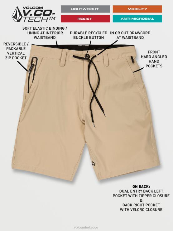 unisexe Volcom amande short de transit veeco ZJ48F754