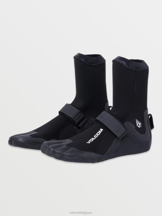 Hommes Volcom noir Bottillon à bout fendu de 3 mm ZJ48F659