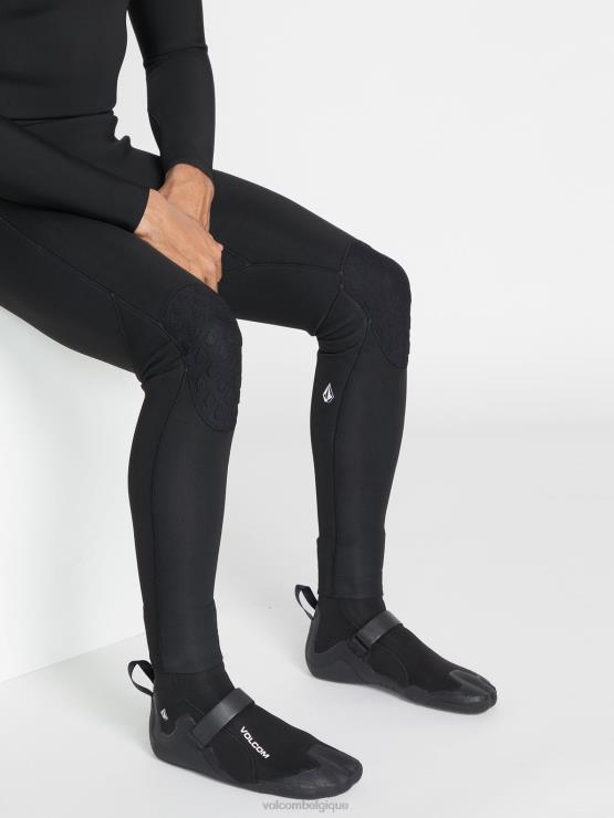 Hommes Volcom noir Bottillon à bout rond de 5 mm ZJ48F660