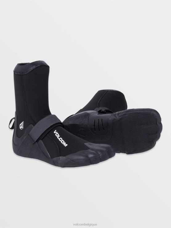 Hommes Volcom noir Bottillon à bout rond de 5 mm ZJ48F660