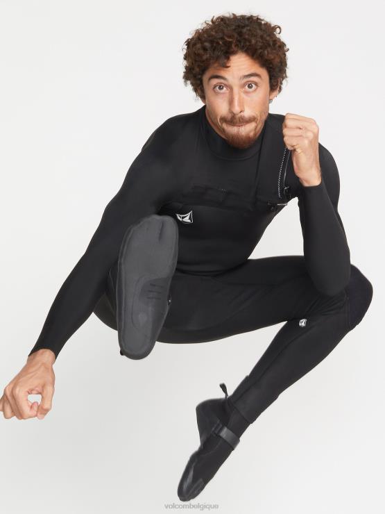 Hommes Volcom noir Bottillon à bout rond de 5 mm ZJ48F660