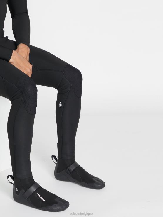 Hommes Volcom noir Bottillon à bout rond de 5 mm ZJ48F660