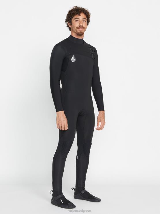 Hommes Volcom noir Bottillon à bout rond de 5 mm ZJ48F660