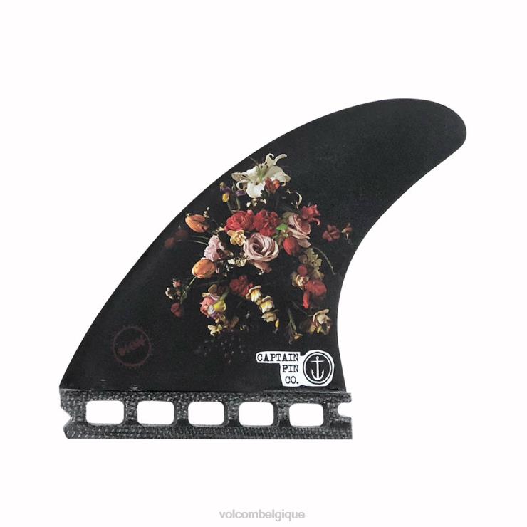 Hommes Volcom noir dion agius fleurs moyen (onglet simple) ZJ48F730