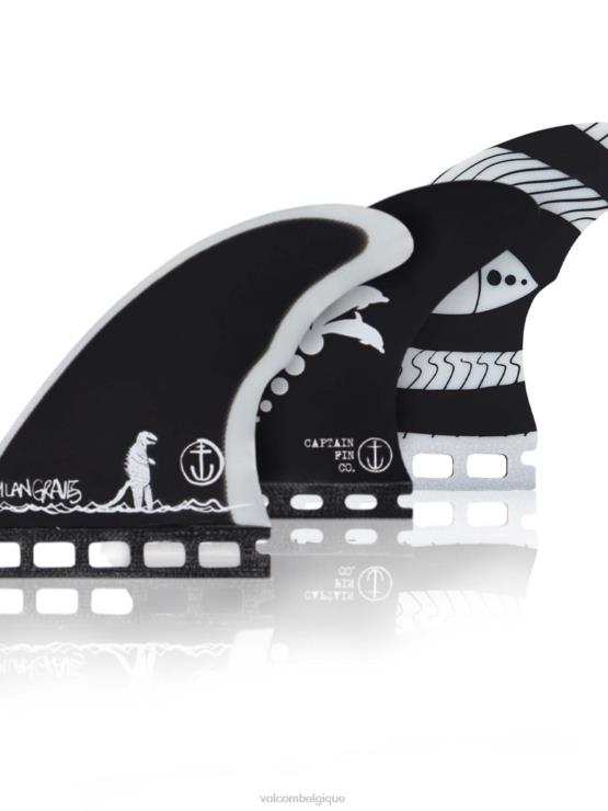 Hommes Volcom noir dylan gravezilla moyen (onglet simple) ZJ48F731