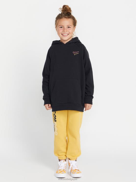 filles Volcom noir sweat à capuche boyfriend vraiment ravi ZJ48F1336
