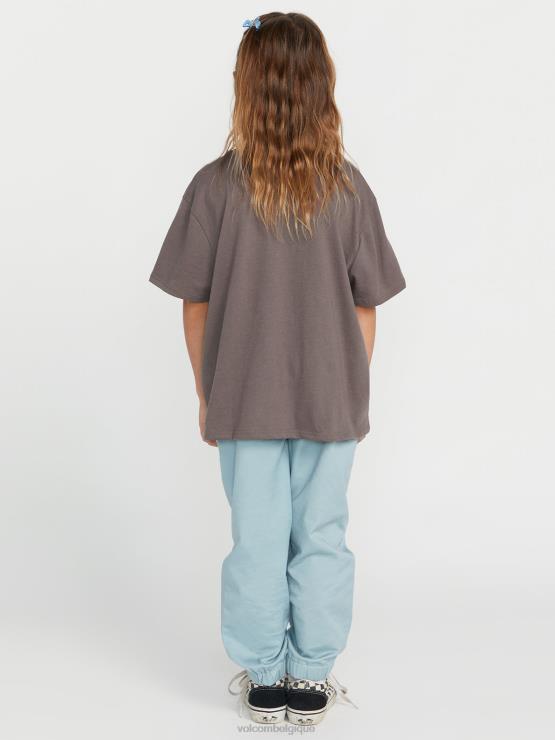 filles Volcom gris ardoise t-shirt petit ami vraiment ravi ZJ48F1321