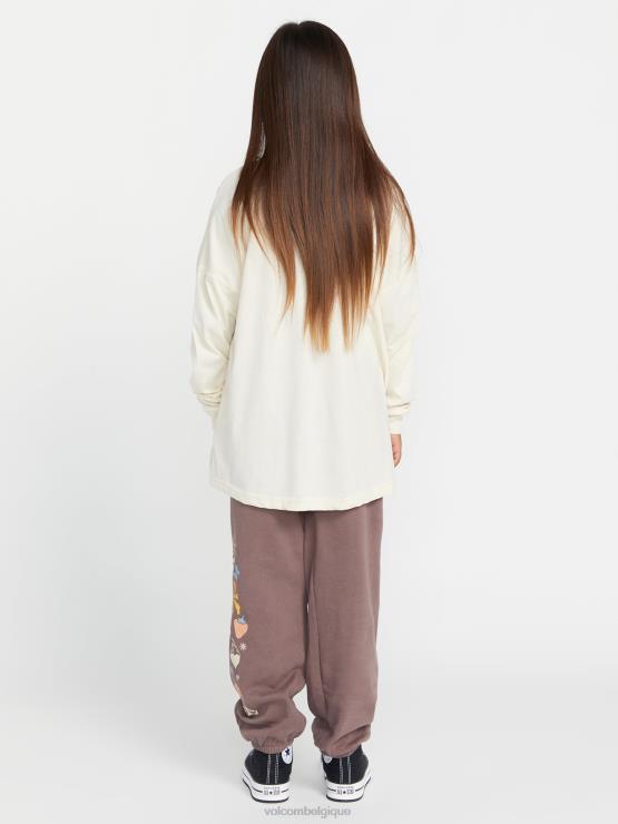 filles Volcom nuage t-shirt à manches longues double werkin ZJ48F1326