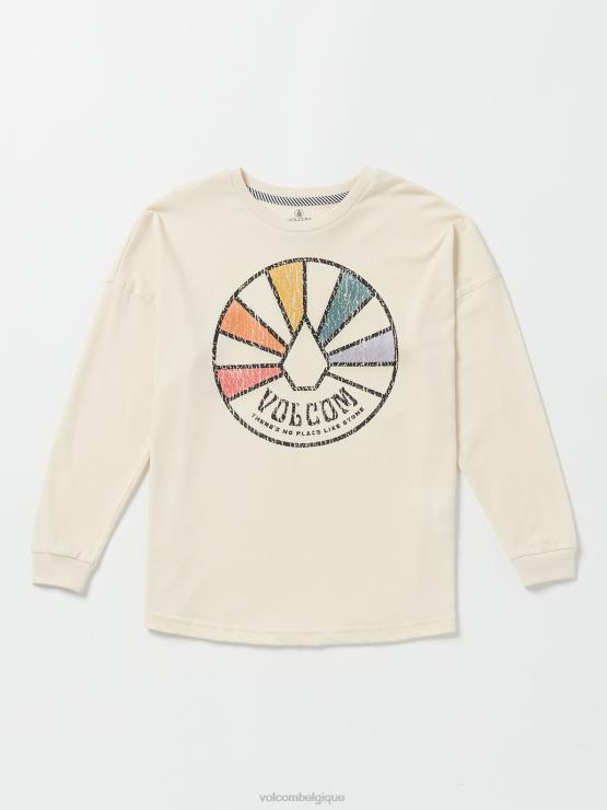 filles Volcom nuage t-shirt à manches longues double werkin ZJ48F1326