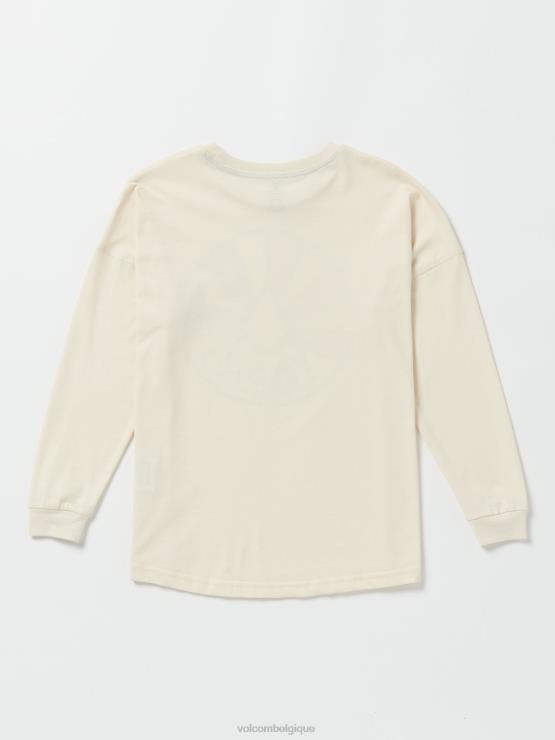 filles Volcom nuage t-shirt à manches longues double werkin ZJ48F1326