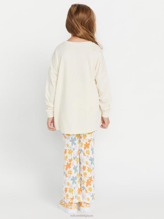 filles Volcom nuage t-shirt à manches longues double werkin ZJ48F1326