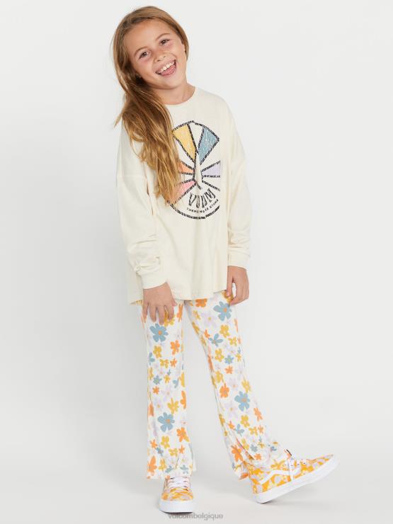 filles Volcom nuage t-shirt à manches longues double werkin ZJ48F1326