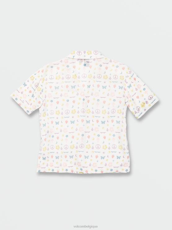 filles Volcom étoile blanche haut du livre d\'autocollants ZJ48F1334