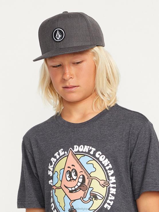 garçons Volcom bruyère anthracite chapeau en sergé ZJ48F1294