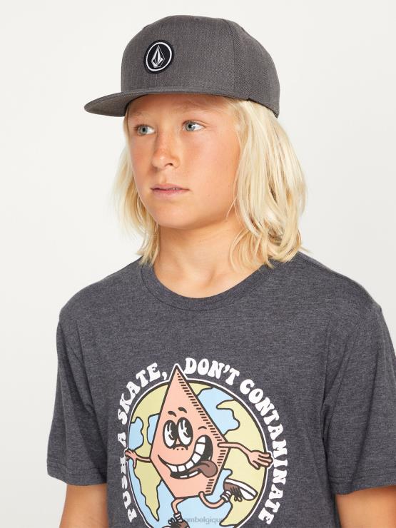 garçons Volcom bruyère anthracite chapeau en sergé ZJ48F1294