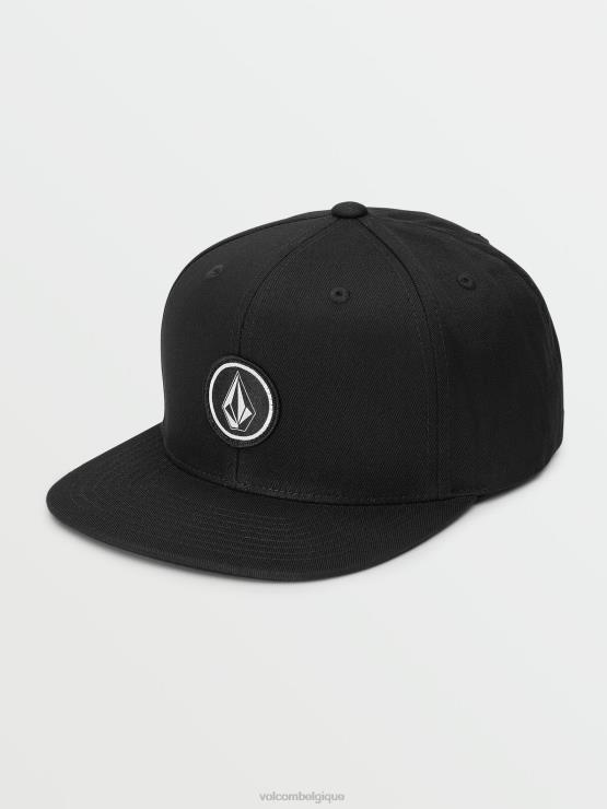 garçons Volcom noir chapeau en sergé ZJ48F1302
