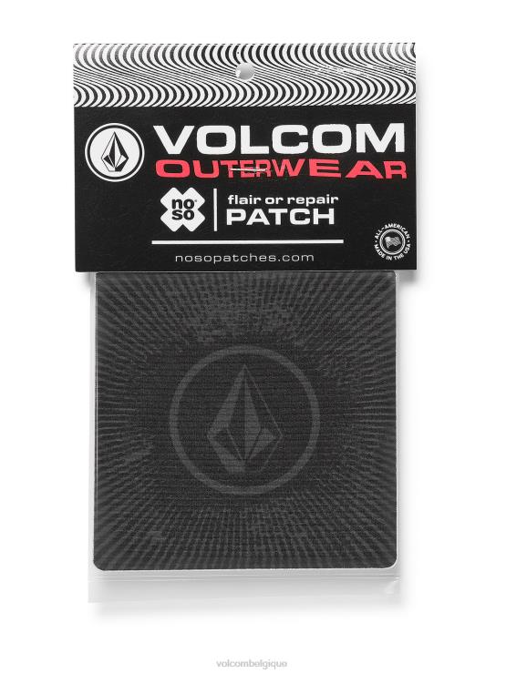garçons Volcom noir grande plaque de neige de réparation ZJ48F1307