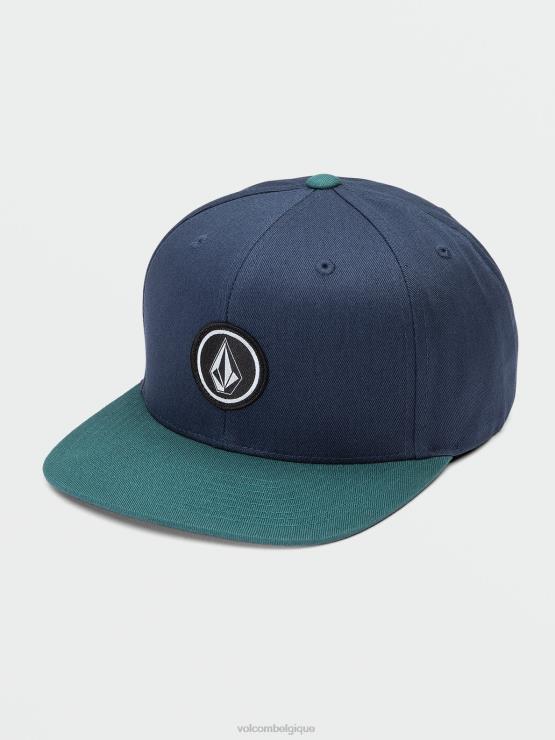 garçons Volcom sarcelle d'océan chapeau en sergé ZJ48F1297
