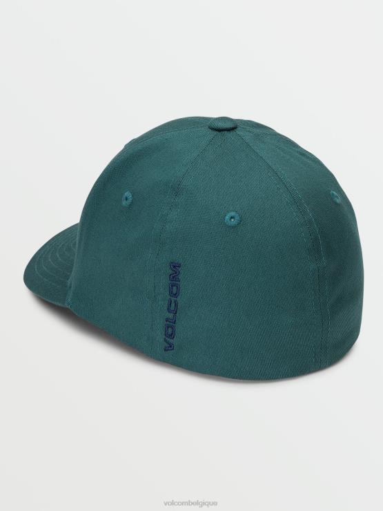 garçons Volcom service bleu chapeau flexfit pleine pierre ZJ48F1303